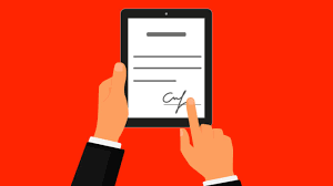 foto firma digital contrato compra coche